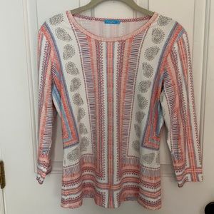 J. McLaughlin Catalina Cloth Shirt Size Small S